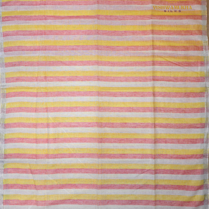 Cotton Linen-VSL21 Yellow-Red