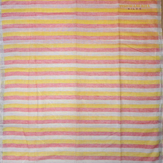 Cotton Linen-VSL21 Yellow-Red