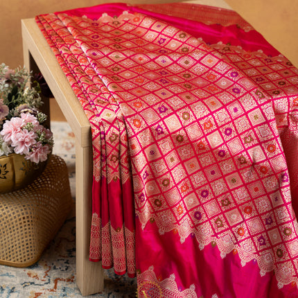 Pure Banarasi Katan Silk-VSPBS13