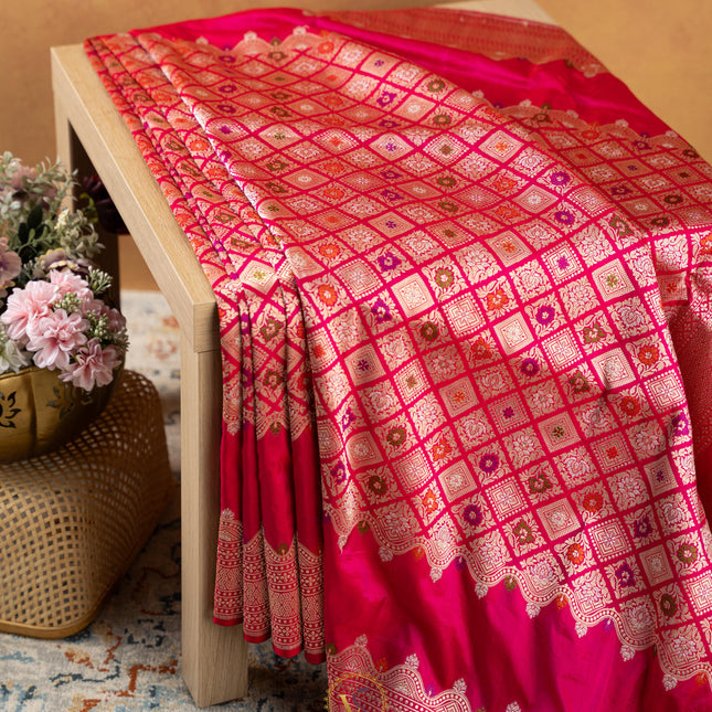 Pure Banarasi Katan Silk-VSPBS13