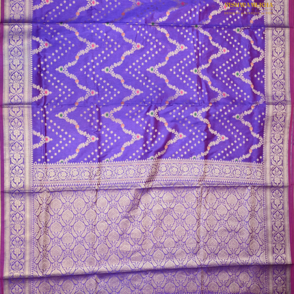 Banaras Soft Silk-VSBS3D Violet