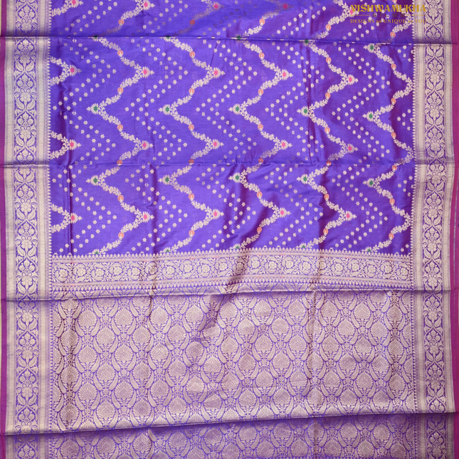 Banaras Soft Silk-VSBS3D Violet