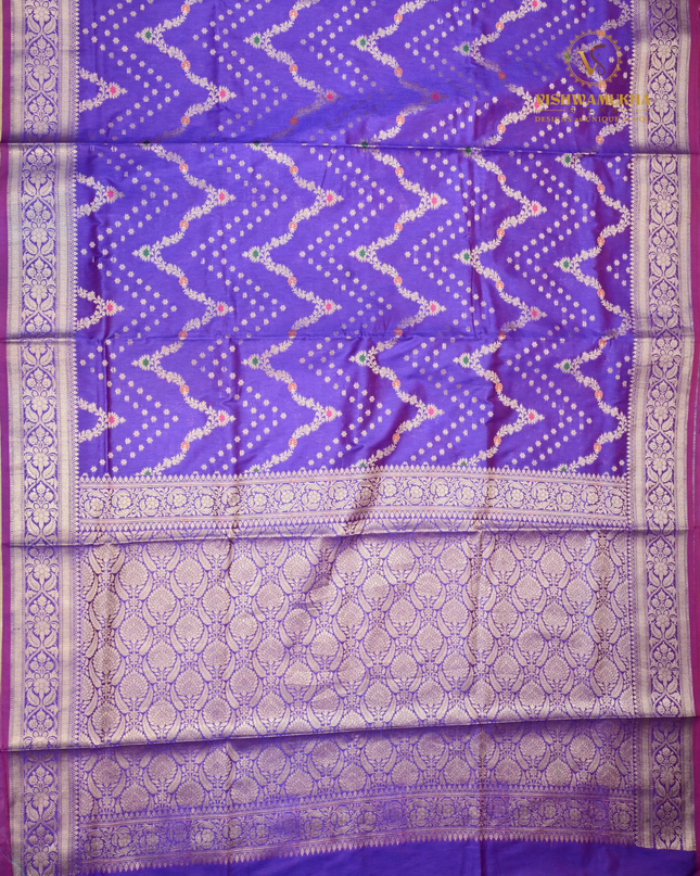 Banaras Soft Silk-VSBS3D Violet