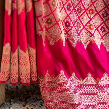 Pure Banarasi Katan Silk-VSPBS13