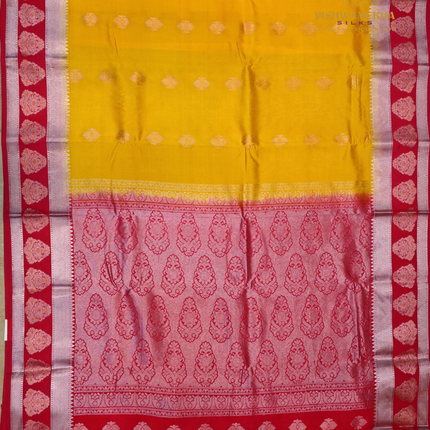 Semi Soft Pattu-VSSP48A Yellow
