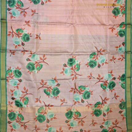 Semi Tussar-VSST13B Peach