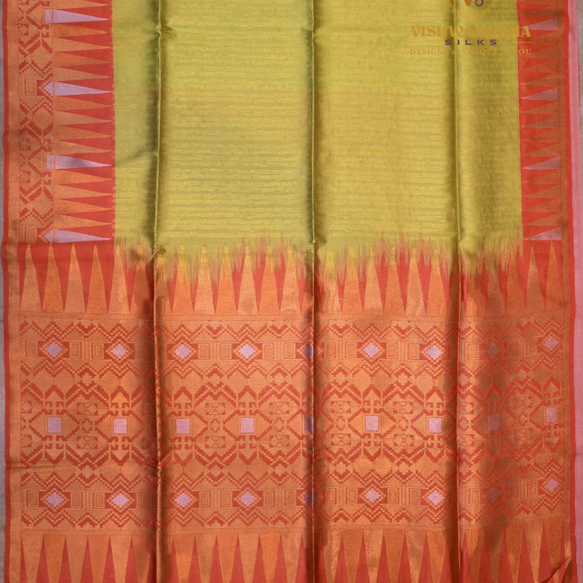 Art Silk-VSAS1 Mehandi green