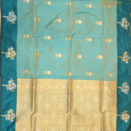 Semi Soft Silk-VSSP46 Peacock Green