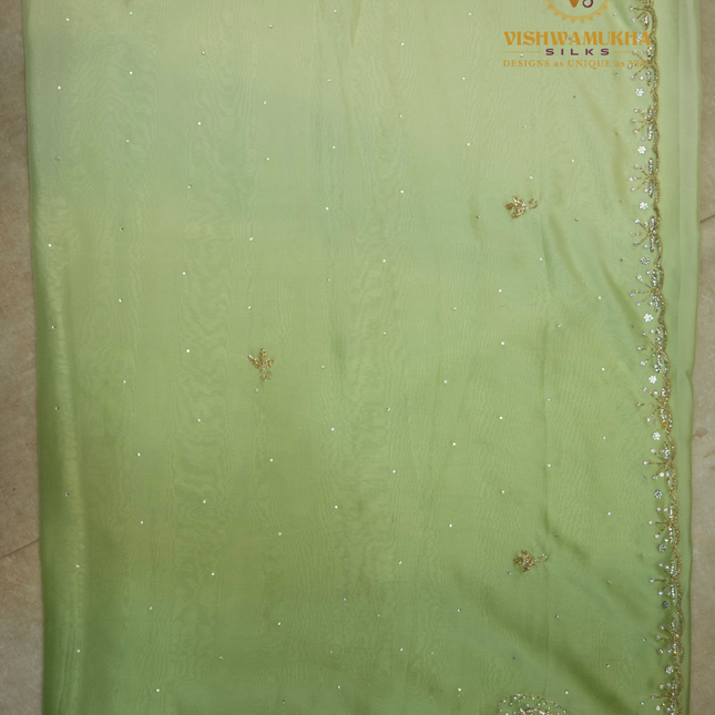 Satin Crepe-VSCRP06 Olive Green