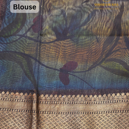 Chanderi Sarees-VSC43F Black