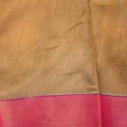 Chanderi Handprint-VSC51A Brown