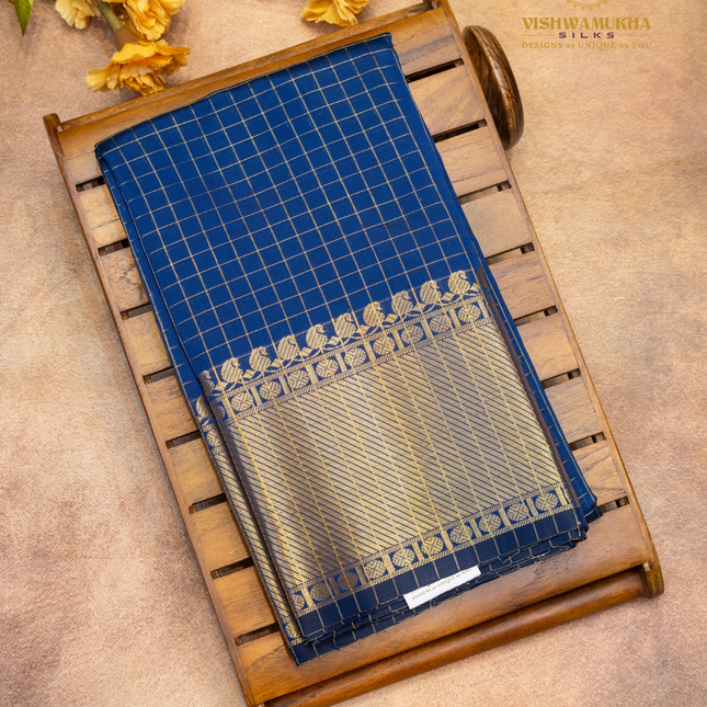 Banaras Vintage Sarees-VSBS3E Blue
