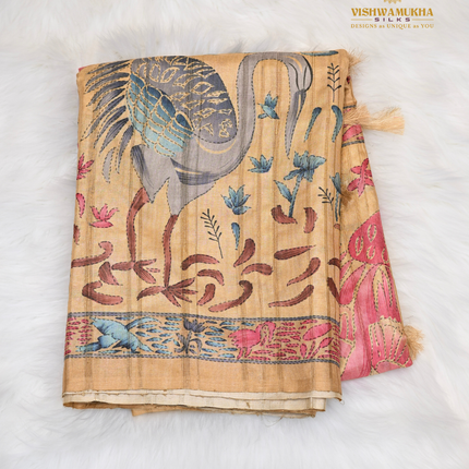 Semi Tussar-VSST14C Beige