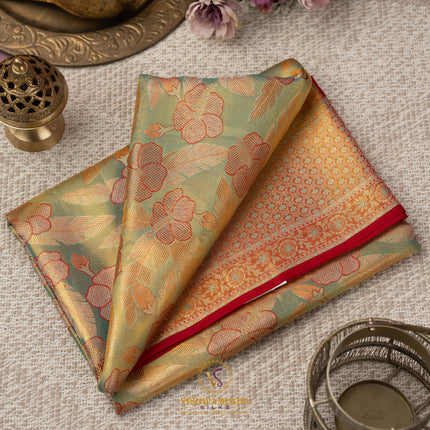 Kanchipuram Silk Saree-VSKP132