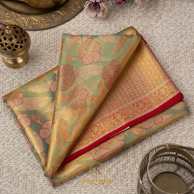Kanchipuram Silk Saree-VSKP132
