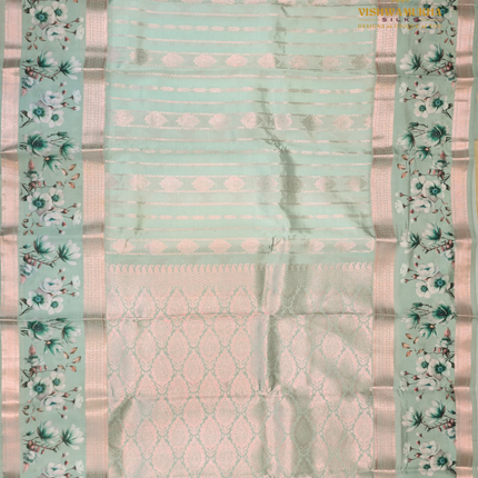 Semi Soft Pattu-VSSP55D sea green