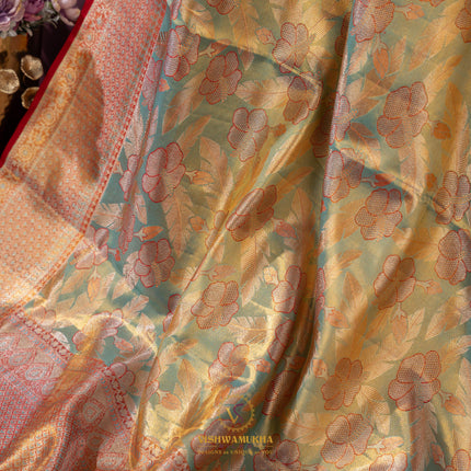Kanchipuram Silk Saree-VSKP132