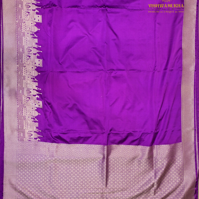 Banaras Mashru-VSBM1A purple