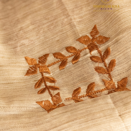 Linen Sarees-VSL01 Rust