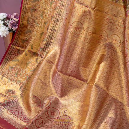 Kanchipuram Silk Saree-VSKP133