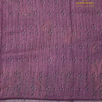 Linen Sarees-VSL12 Purple