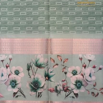 Semi Soft Pattu-VSSP55D sea green