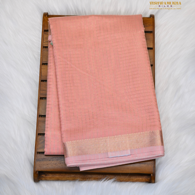 Chanderi Sarees-VSC39A Peach