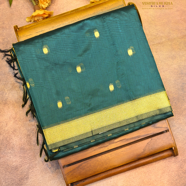 Banaras Kora-VSBKS1B peacock blue