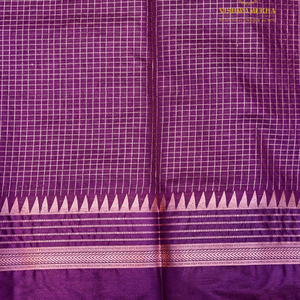 Semi Soft Pattu-VSSP49G Dark Green