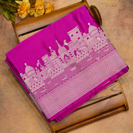 Banaras Mashru-VSBM1F Magenta