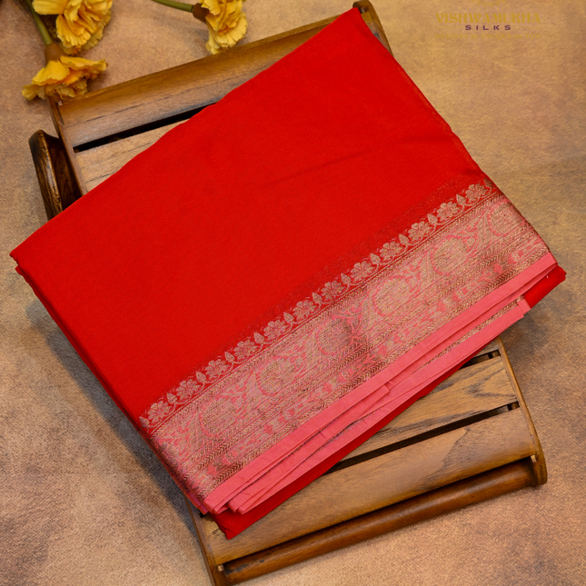 Georgette Fancy-VSGF11E Red
