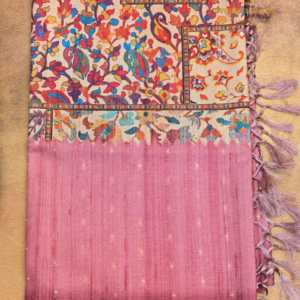 Semi Tussar-VSST12A Onion Pink