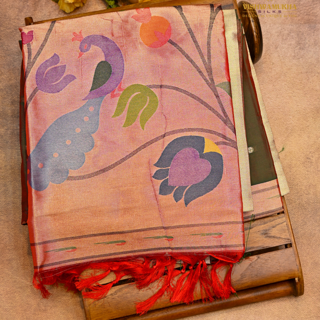 Soft Silk Paithani-VSSP61 Green