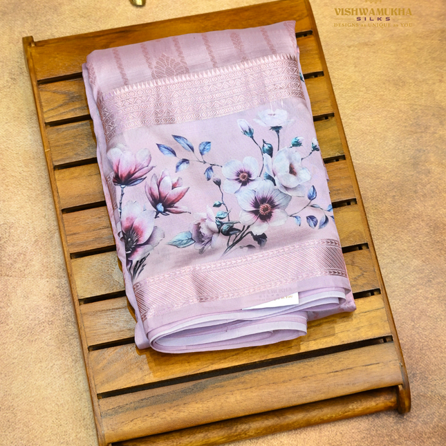 Semi Soft Pattu-VSSP55C Lilac