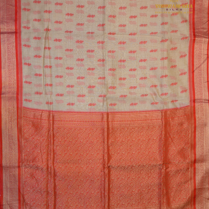 Chanderi Saree-VSC25 Orange
