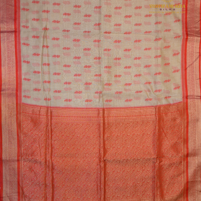 Chanderi Saree-VSC25 Orange