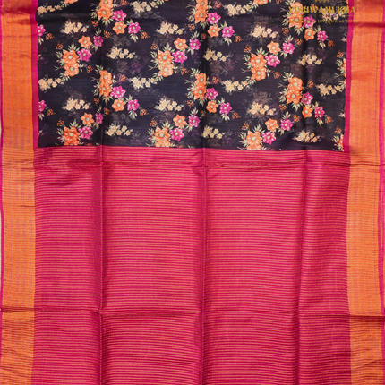 Chanderi Sarees-VSC38B Black