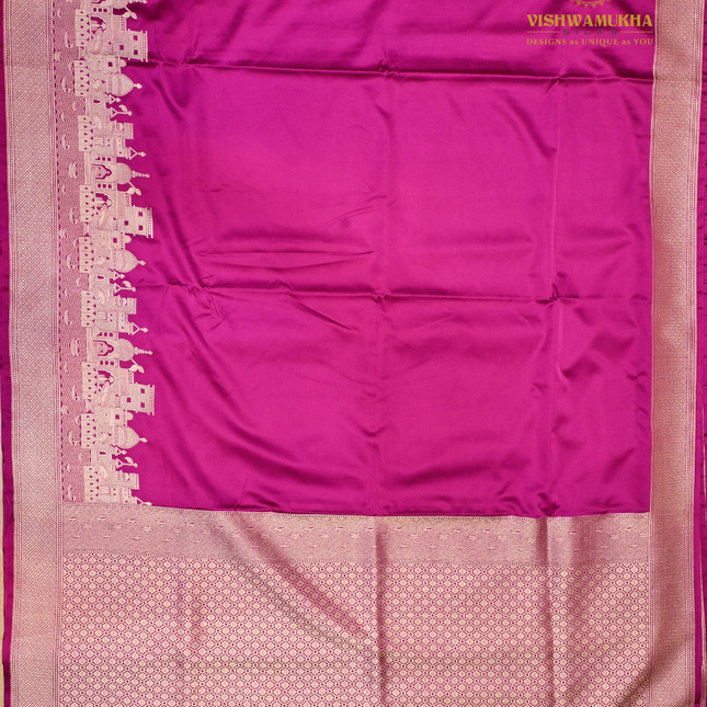 Banaras Mashru-VSBM1F Magenta