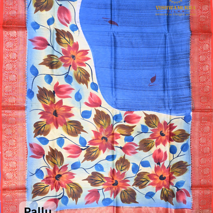 Chanderi Sarees-VSC43 Peacock