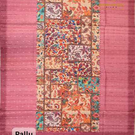 Semi Tussar-VSST12A Onion Pink