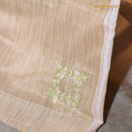 Linen Sarees-VSL02 Green