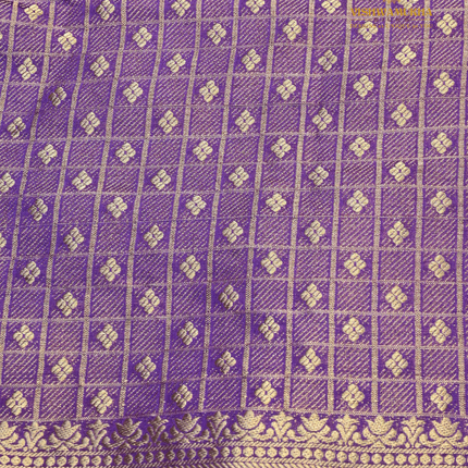 Chanderi Handwork-VSC46A Blue Purple