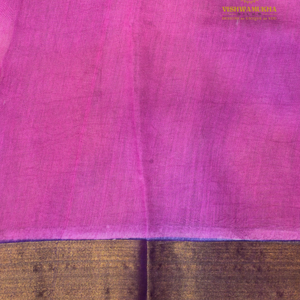 Chanderi Handprint-VSC51D Burgundy