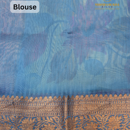 Chanderi Sarees-VSC43 Peacock