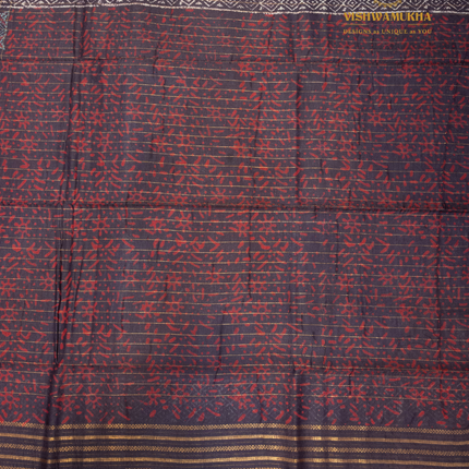 Ajrak Sarees-VSAJ9 Brown