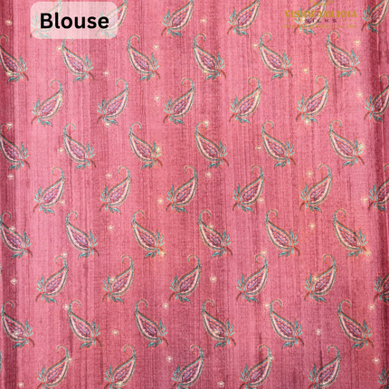Semi Tussar-VSST12A Onion Pink