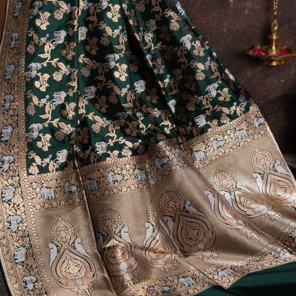 Pure Banaras katan silk-VSPBS19