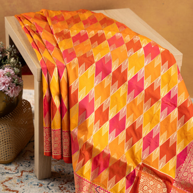 Pure Banarasi Katan Silk-VSPBS14