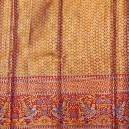 Semi pattu Meenakari-VSSP59 lavender