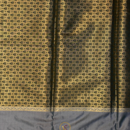 Semi Pattu-VSSP44 Dark Green
